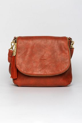 کیف پستچی نارنجی زنانه Jacquline - کد 855473758