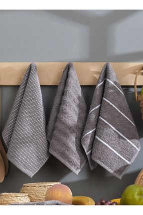 حوله آشپزخانه مشکی پنبه Denia Home Textile - کد 897365535