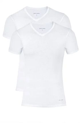 تیشرت سفید مردانه رگولار Pierre Cardin - کد 897435371