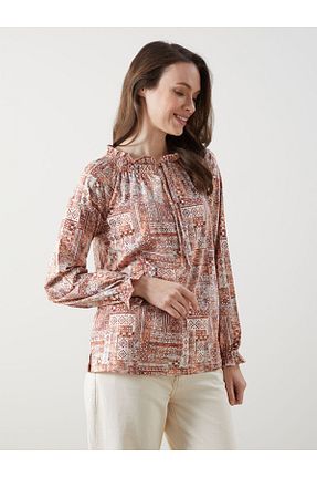 بلوز آبی زنانه ساده LC Waikiki - کد 904783881