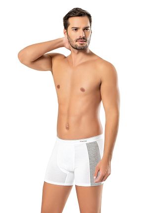 باکسر سفید مردانه پنبه - الاستین ERDEM İÇ GİYİM - کد 91665234