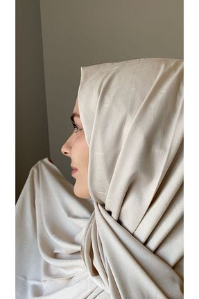شال بژ زنانه MODAZEREN - کد 897447213