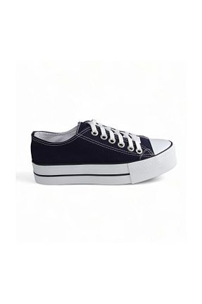 کفش اسنیکر آبی زنانه بند دار Melen Shoes - کد 450522525