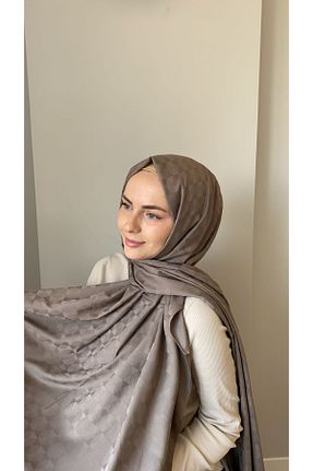 شال قهوه ای زنانه MODAZEREN - کد 897455777