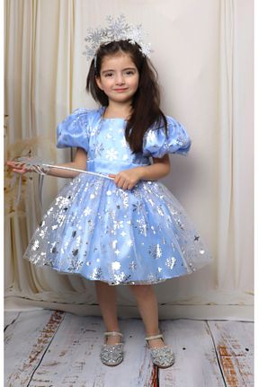 لباس مجلسی و فارغ التحصیلی آبی بچه گانه پنبه پلی استر GÜL Baby - کد 898088325