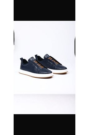 کفش اسنیکر سرمه ای مردانه چرم اصل Greyybull Shoes - کد 897458248