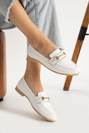 بابت سفید زنانه چرم مصنوعی AlbiShoes - کد 897461574