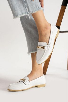 بابت سفید زنانه چرم مصنوعی AlbiShoes - کد 897461574
