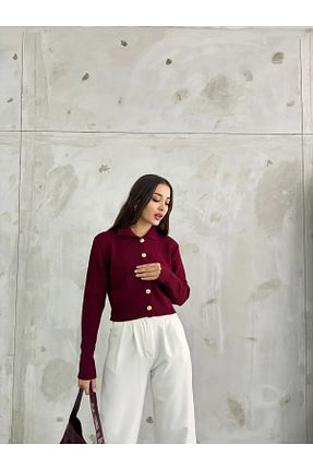 رویه زرشکی زنانه اکریلیک - پلی استر charm butik - کد 897451148
