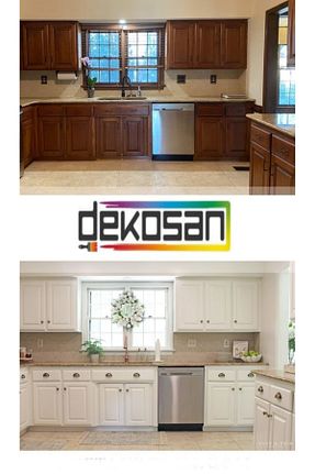 رنگ و لاک چوب سفید dekosan - کد 926695617