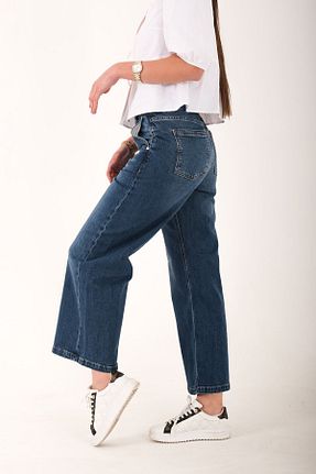 شلوار جین آبی زنانه پاچه پهن Blues Outlet - کد 897467195