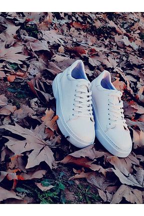 کفش بیرون سفید زنانه چرم مصنوعی WITH EVERY STEP - کد 897463930
