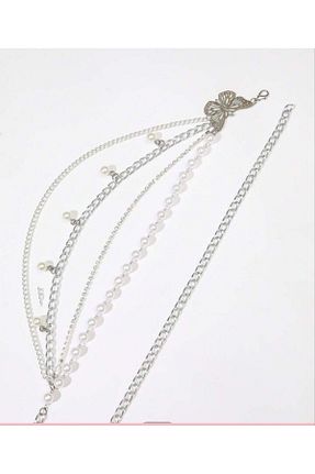 اکسسوری بدن طوسی زنانه فلزی MODAMAYS - کد 897453603