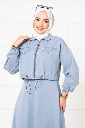 ست بالاتنه و پائین تنه قهوه ای زنانه جین EBRUTESETTÜR - کد 897469994
