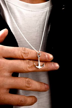 گردنبند نقره سفید مردانه 925 عیار Ebrar Silver - کد 897471833