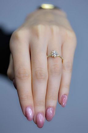 انگشتر طلا زرد زنانه 8 عیار Fay Yamaner - کد 881932587