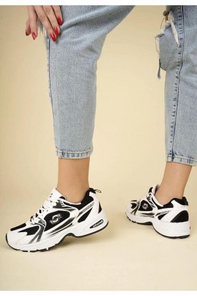 کفش اسنیکر مشکی زنانه بند دار shop - کد 897483252