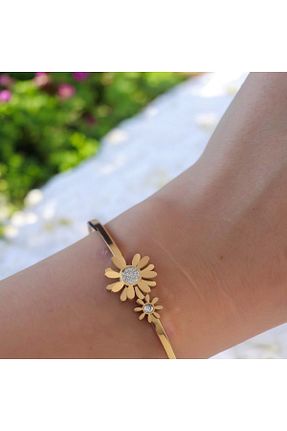 دستبند استیل (فولاد) زرد استیل (فولاد) Nuesta Store - کد 896150396
