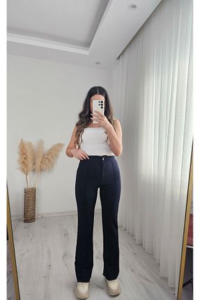 شلوار سرمه ای زنانه پنبه ای inci boutique - کد 897521719
