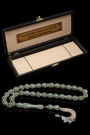 تسبیح طوسی سنگ طبیعی OTTOTESBİH - کد 897531416