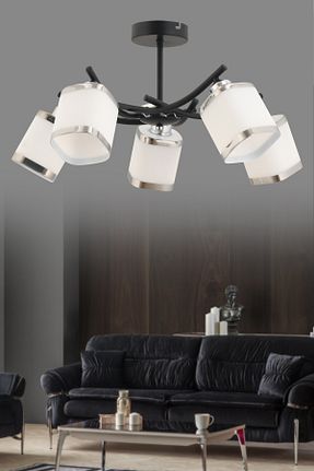 لوستر مشکی فلزی avimonaydınlatma - کد 897542485