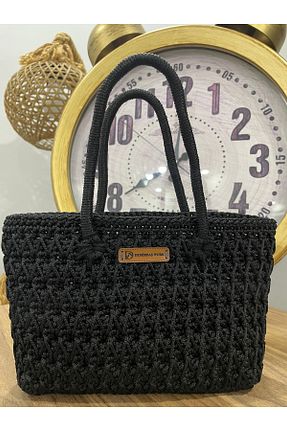 کیف دستی مشکی زنانه ابعاد کوچک Handmade - کد 891739813