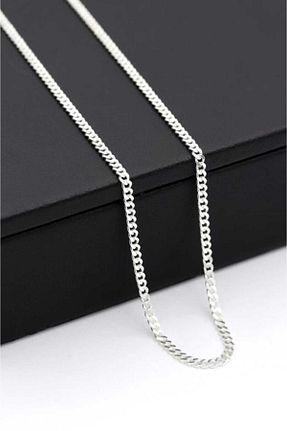 گردنبند نقره طوسی زنانه 925 عیار Münteha silver - کد 897551301