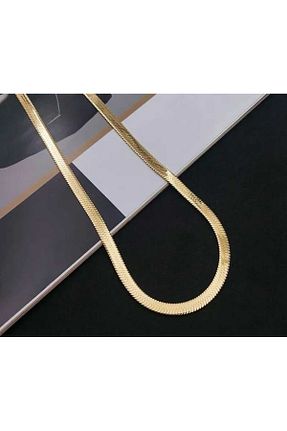 گردنبند استیل ( فولاد ) زرد زنانه استیل (فولاد) modam - کد 897555420