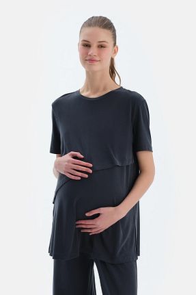 تیشرت بارداری مشکی مودال Dagi - کد 897567484