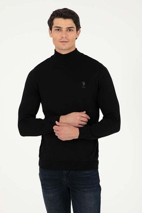 پلیور مشکی مردانه ساده U.S. Polo Assn. - کد 863399870
