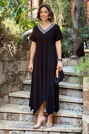 لباس مشکی زنانه بافت Nevin Kaya Moda - کد 809432416