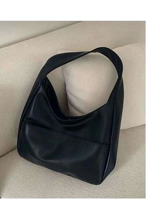 کیف دوشی مشکی زنانه چرم مصنوعی NBİBAGS - کد 775555212