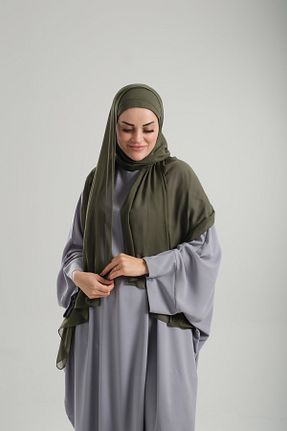 شال خاکی زنانه شیفون HÜRREM BONE - کد 897617287