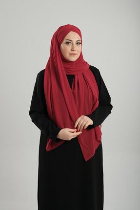 شال قرمز زنانه شیفون HÜRREM BONE - کد 897617143