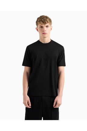 تیشرت مشکی مردانه رگولار Emporio Armani - کد 897618328