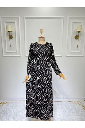لباس حجاب مشکی زنانه مام فیت ModaMinar - کد 897640575