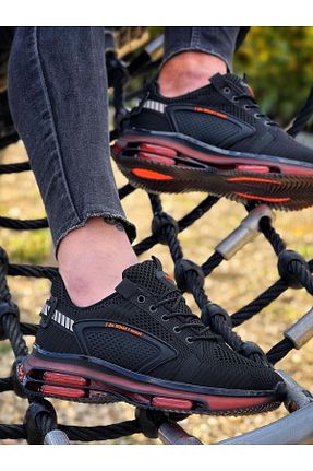 کفش اسنیکر مشکی مردانه بند دار E SPORT - کد 888473462