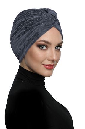 کلاه شنای حجاب طوسی زنانه fidan bone - کد 51154695