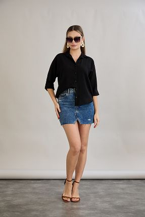 پیراهن مشکی زنانه Relaxed HOFY - کد 897650527