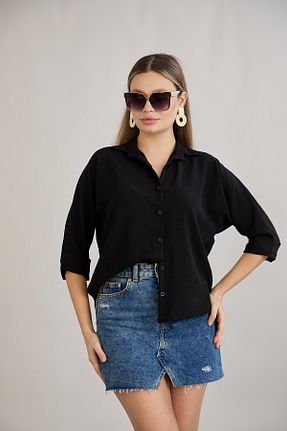 پیراهن مشکی زنانه Relaxed HOFY - کد 897650527