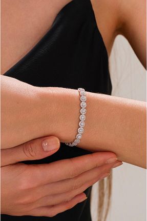 دستبند نقره زنانه 925 عیار Tmt Silver - کد 897686292