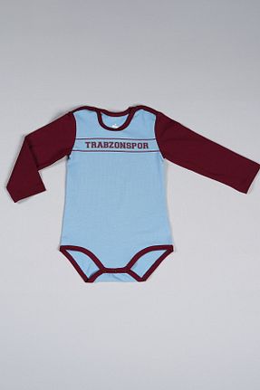 بادی و سرهمی نوزادی زرشکی بچه گانه پنبه ای Trabzonspor - کد 897678878