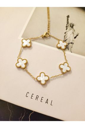 دستبند استیل (فولاد) سفید زنانه استیل ضد زنگ Mara Bijuteri ve Aksesuar - کد 892506143