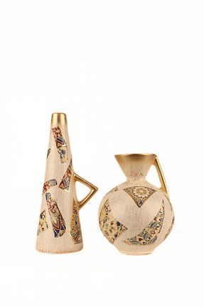 گلدان بژ سرامیک hmydesign - کد 897680263