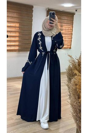کلاه و ابایا سرمه ای زنانه پنبه ای Tebrikler tekstil - کد 832627968