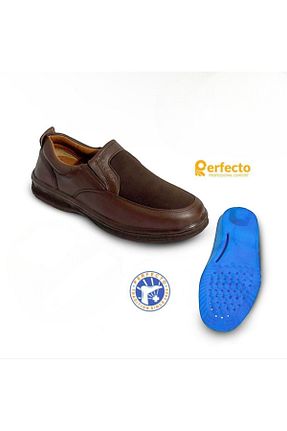 کفش کژوال قهوه ای مردانه چرم خالص Perfecto - کد 890092051