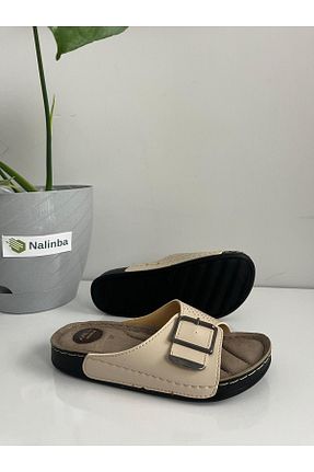 دمپائی بژ زنانه پارچه ای Apella - کد 897738193