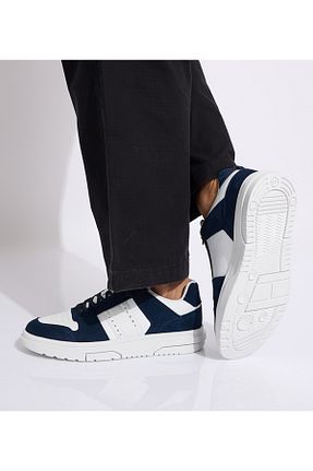 کفش اسنیکر آبی مردانه بند دار Tommy Hilfiger - کد 897720747