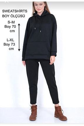 ست بالاتنه و پائین تنه مشکی زنانه بافتنی Butik - کد 897742979