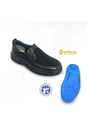 کفش کژوال مشکی مردانه چرم خالص Perfecto - کد 890094278